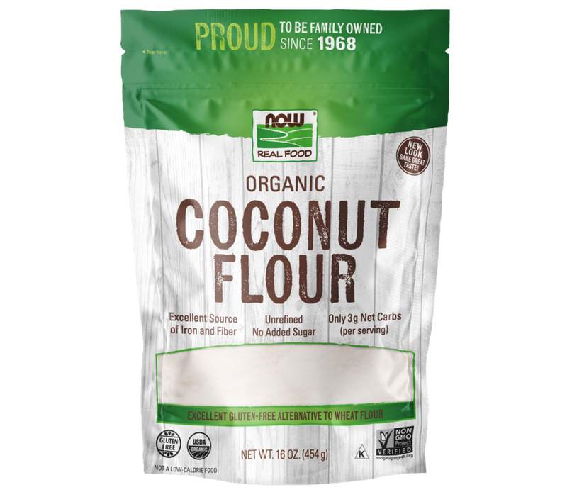 NOW COCONUT FLOUR 16OZ