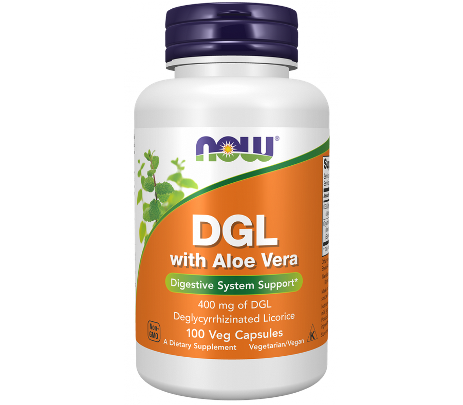 NOW DGL W/ ALOE VERA 100VC
