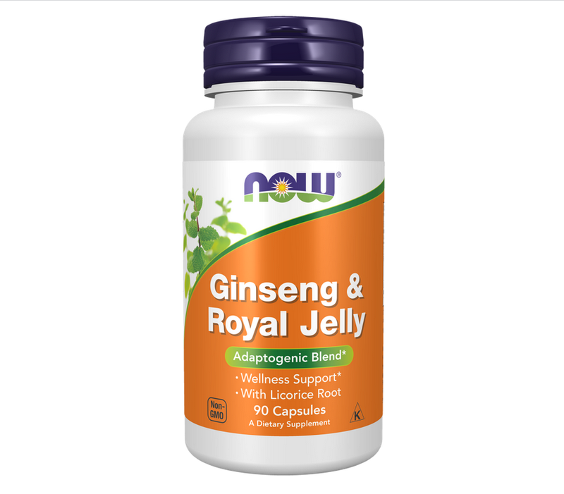 NOW GINSENG &amp; ROYAL JELLY 90VC