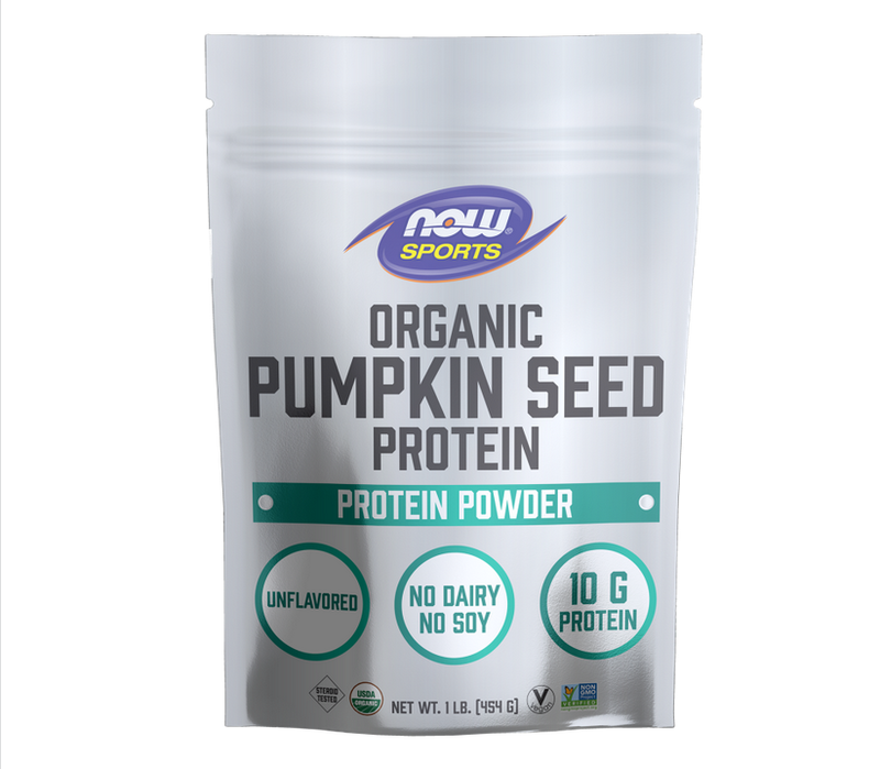 NOW PUMPKIN SEED PROTEIN 1LB, ORGANIC
