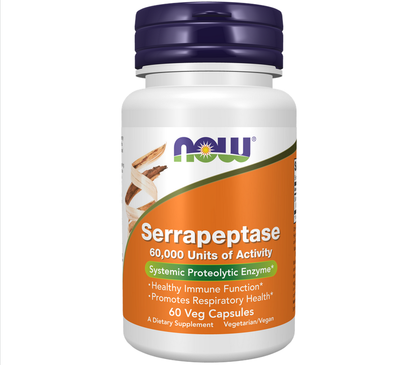 NOW SERRAPEPTASE 60VC