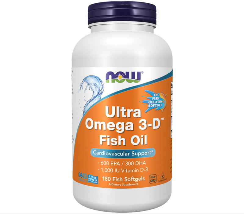 NOW ULTRA OMEGA 3D FISH OIL 180SG