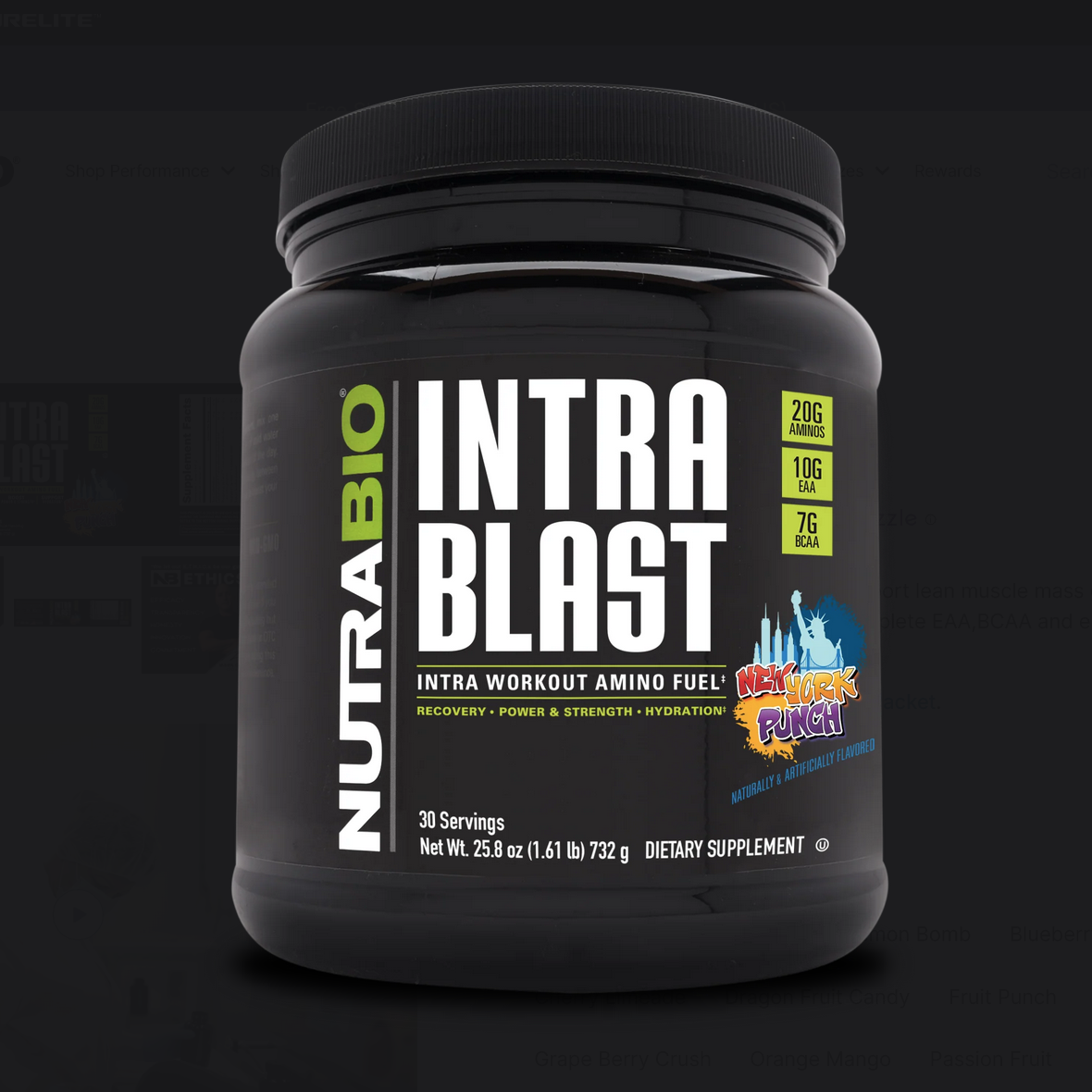 NUTRABIO INTRA BLAST 30SVG