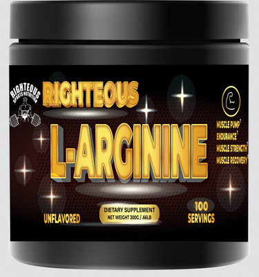 RIGHTEOUS L-ARGININE 300G 100SVF