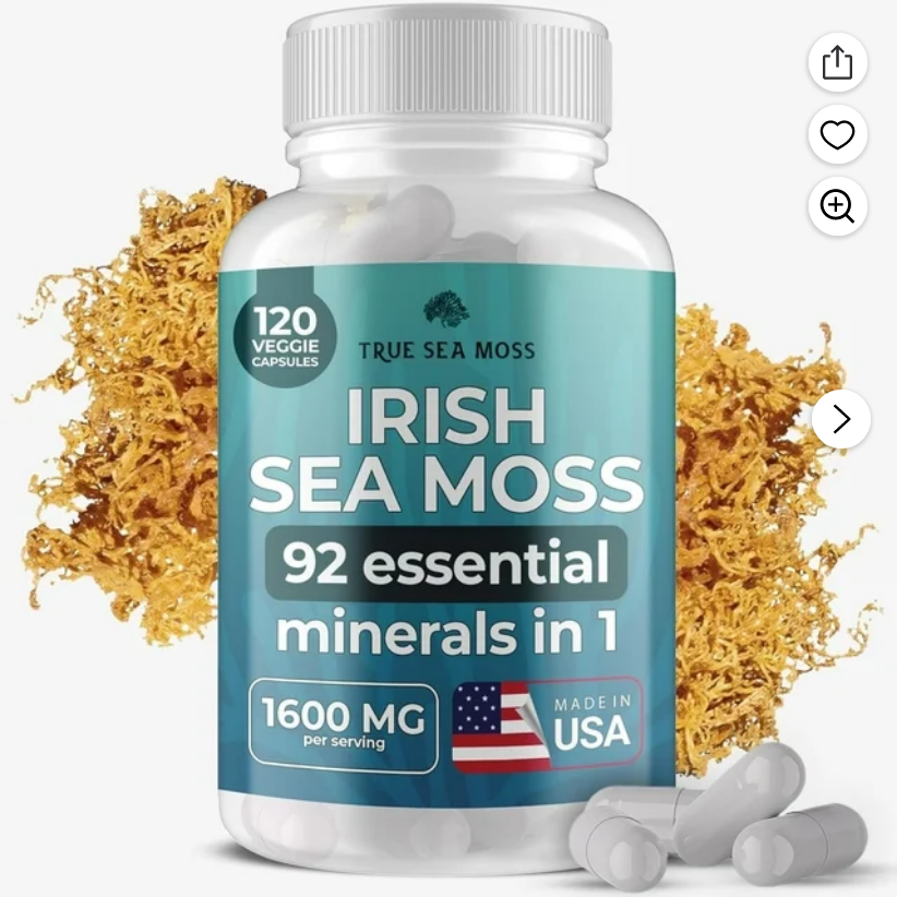 TRUE SEA MOSS IRISH SEA MOSS 120VC