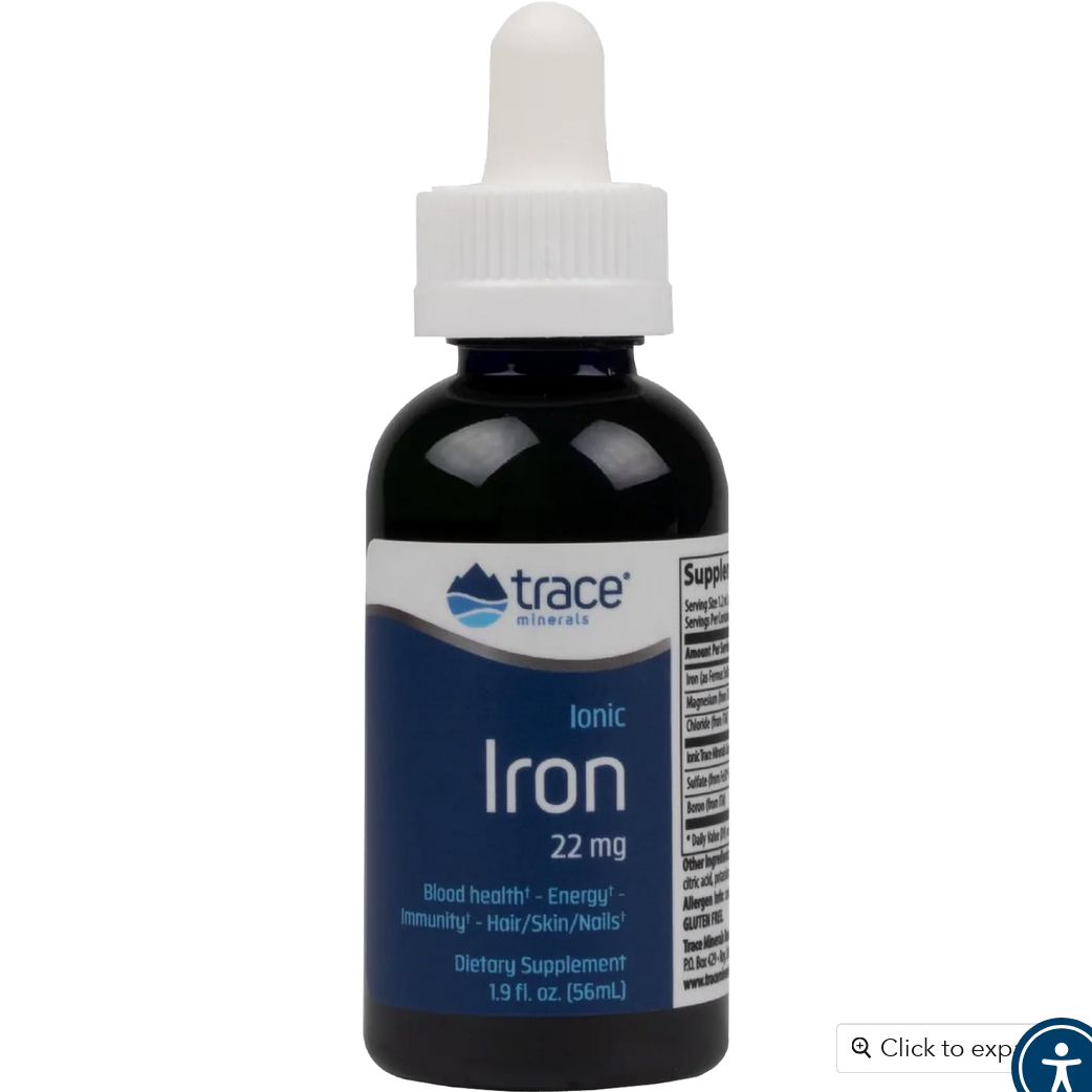TRACE MINERALS IRON 22MG 1.9FL OZ