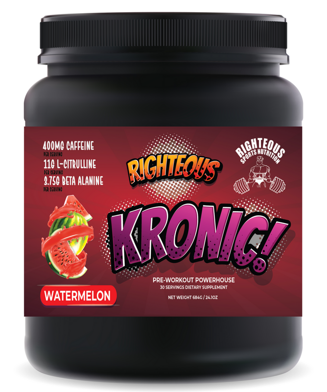 RIGHTEOUS KRONIC WATERMELON 30SVG/60 SCOOPS