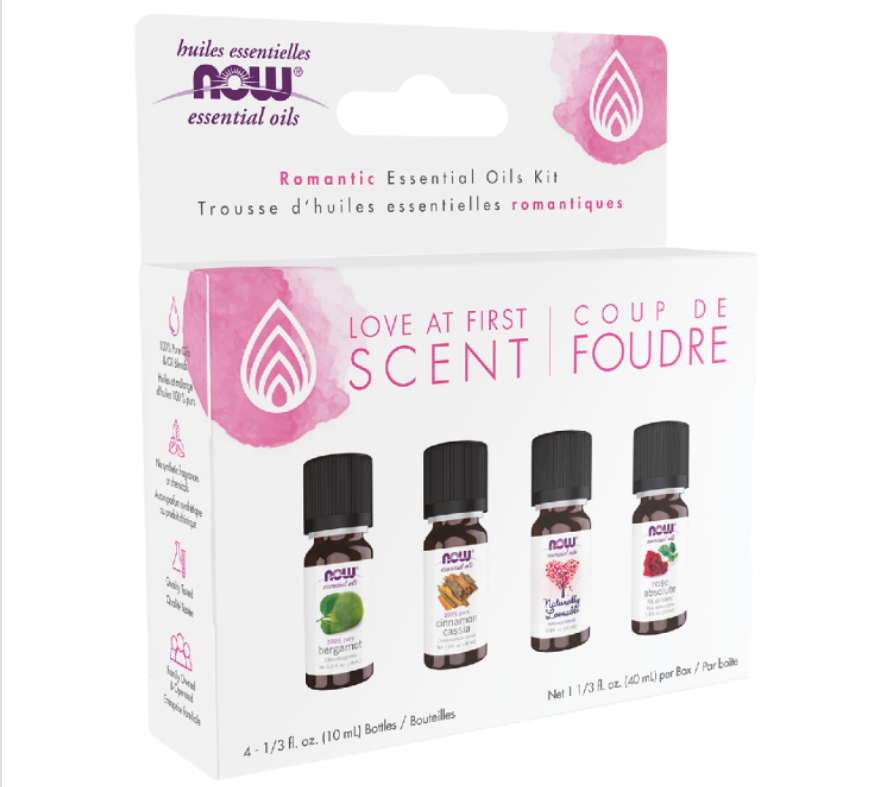 NOW LOVE AT FIRST SCENT OIL KIT 4PK