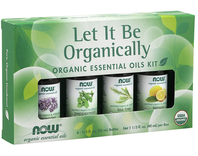 NOW LET IT BE ORGANICALLY OILS KIT4PK