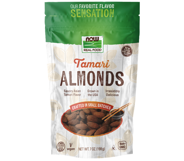 NOW TAMARI ALMONDS 7OZ