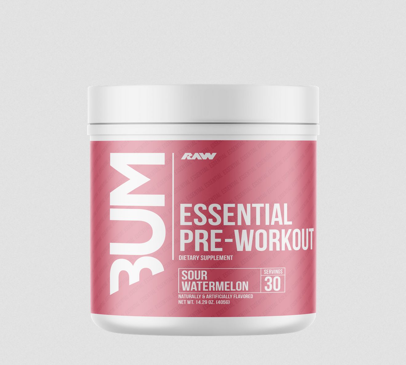 RAW CBUM ESSENTIAL PRE-WORKOUT SOUR WATERMELON
