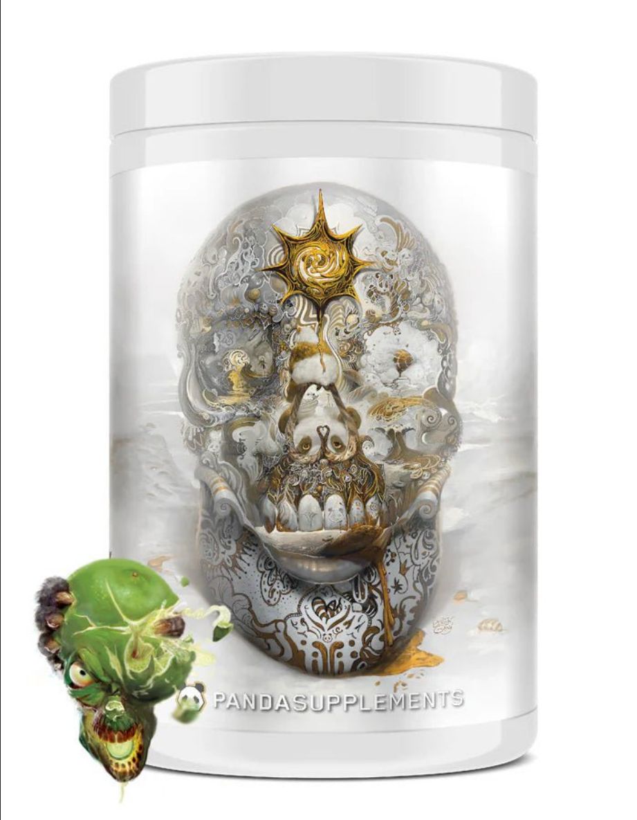 PANDA SKULL NOOTROPIC PRE WORKOUT CRANIAL SMASH (LEMON LIME)