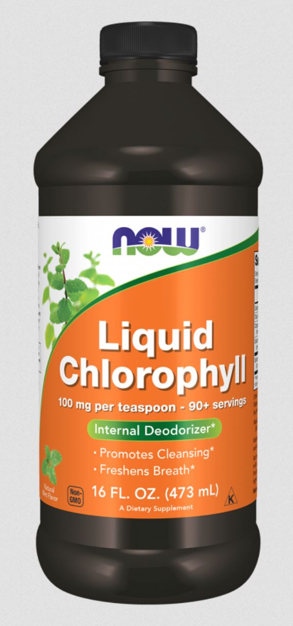 NOW CHLOROPHYLL LIQUID 16FL OZ MINT
