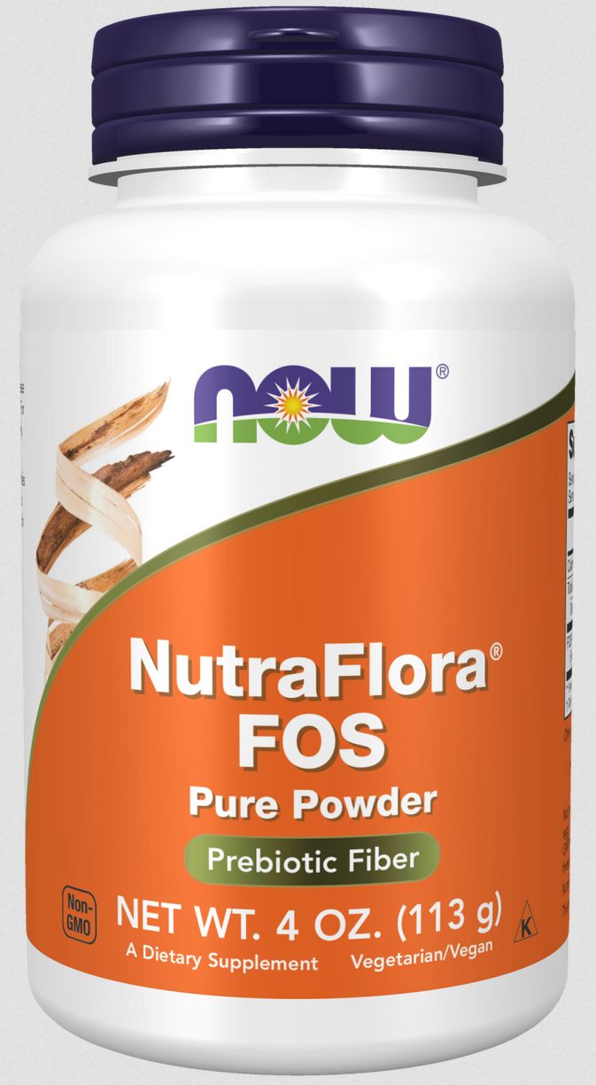NOW NUTRAFLORA FOS 4OZ