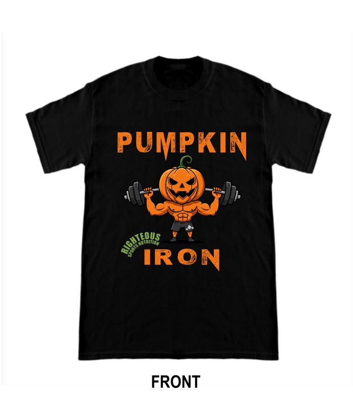 RIGHTEOUS PUMPKIN IRON T-SHIRT