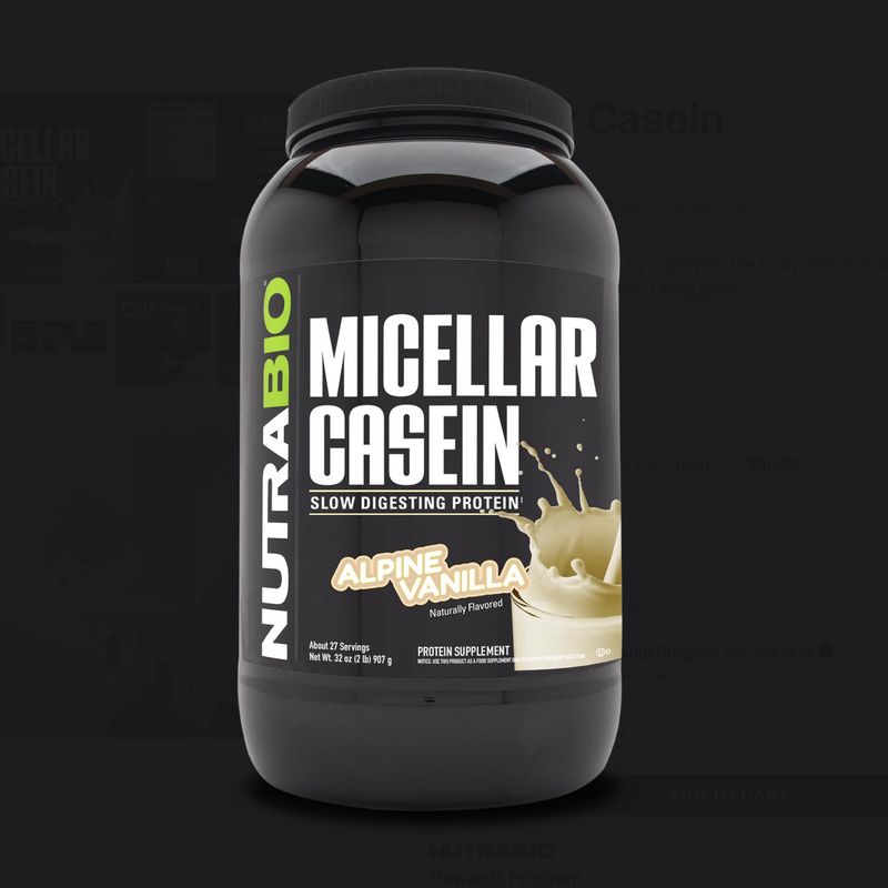 NUTRABIO MICELLAR CASEIN 2LB