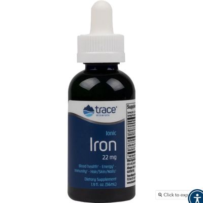 TRACE MINERALS IRON 22MG 1.9FL OZ