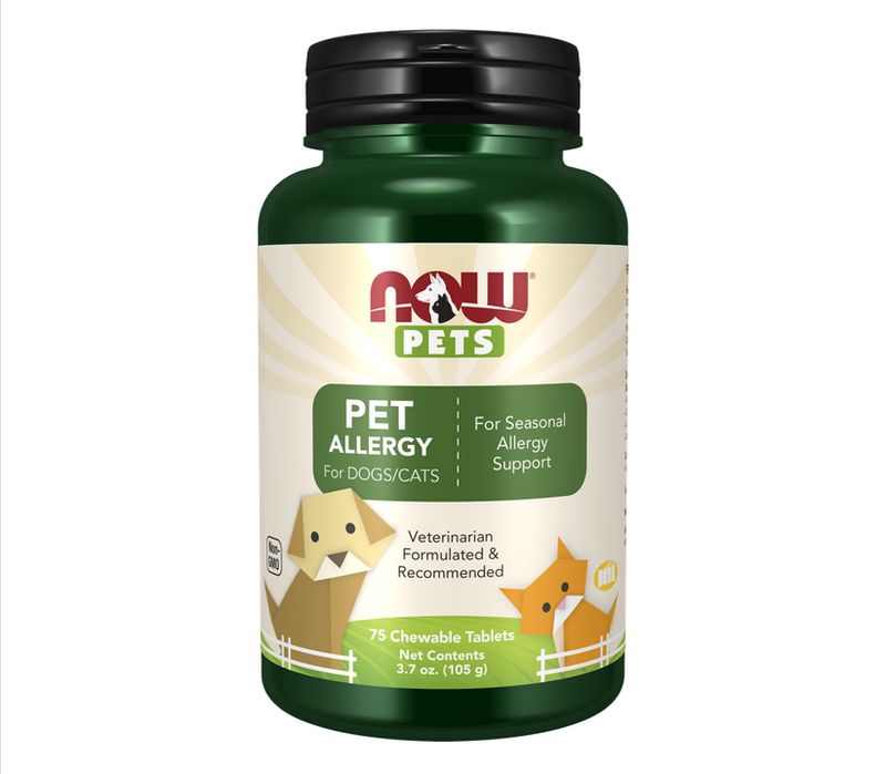NOW PET ALLERGY 75CHEWTABS