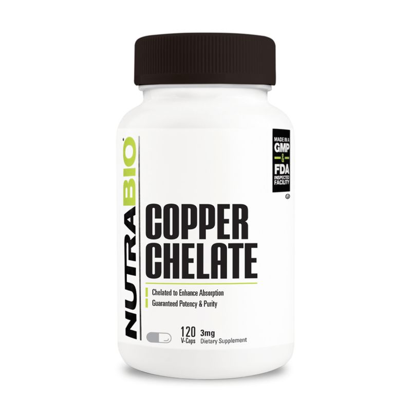 NUTRABIO COPPER CHELATE 120VC