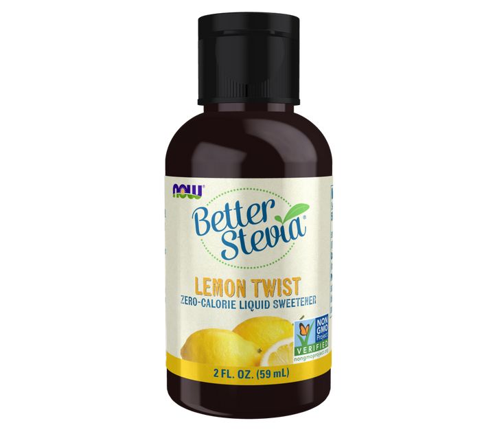 NOW BETTER STEVIA 2FL OZ LEMON TWIST