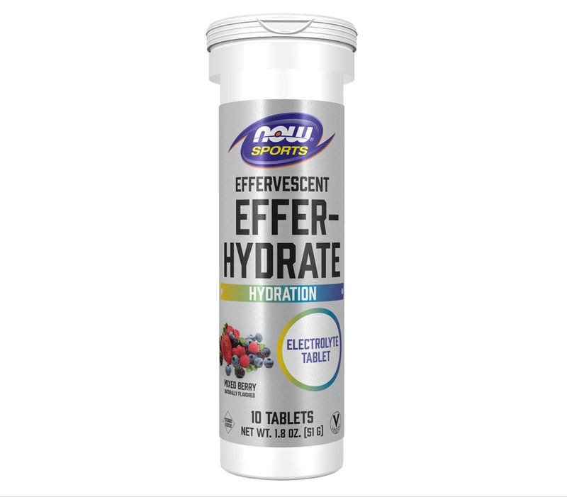 NOW EFFER-HYDRATE EFFERVECENT TABLETS