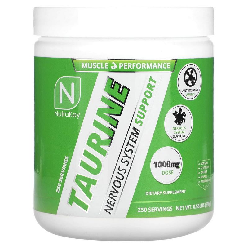 NUTRAKEY TAURINE 250G UNFLAVORED