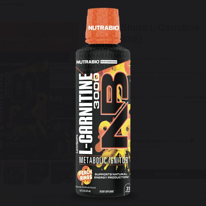 NUTRABIO L-CARNITINE 3000