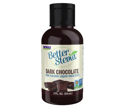 NOW BETTER STEVIA 2FL OZ DARK CHOCOLATE