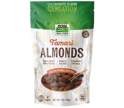 NOW TAMARI ALMONDS 7OZ