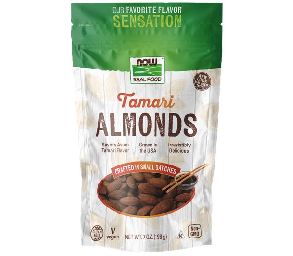 NOW TAMARI ALMONDS 7OZ