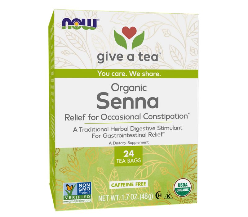 NOW SENNA TEA 24TEA BAGS, ORGANIC
