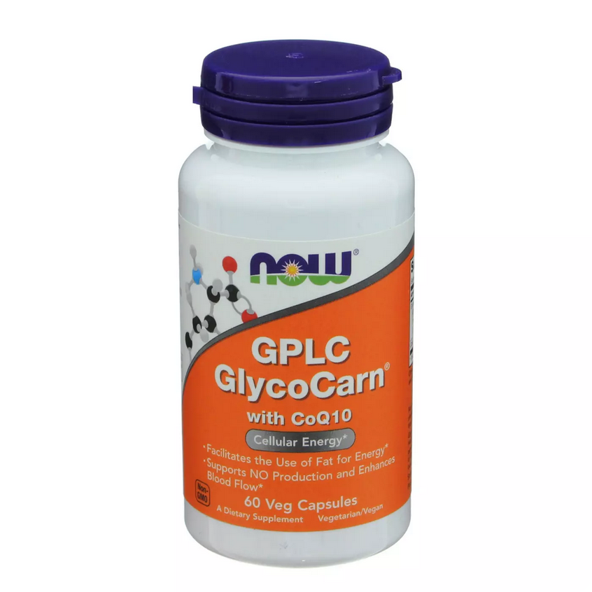 NOW GPLC GLYCOCARN W/COQ10 60C