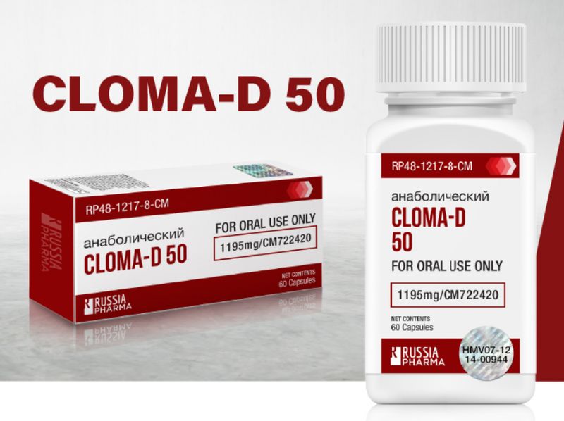 RUSSIA PHARMA CLOMA-D 50 60C
