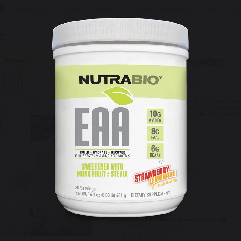 NUTRABIO EAA NATURAL 30SVG