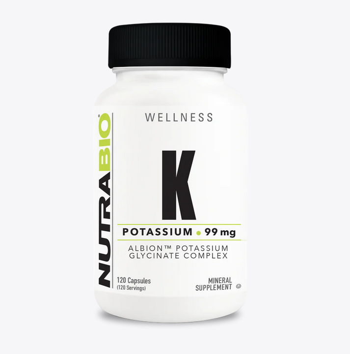 NUTRABIO POTASSIUM 99MG 120VC