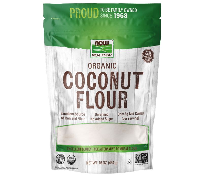 NOW COCONUT FLOUR 16OZ