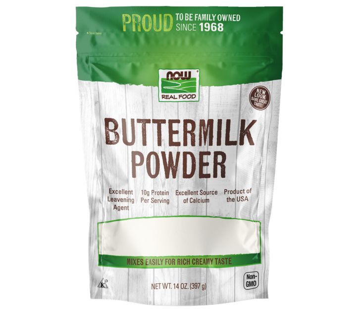 NOW BUTTERMILK POWDER 14OZ