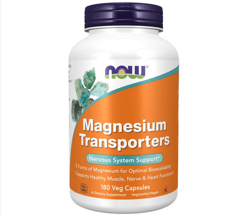 NOW MAGNESIUM TRANSPORTERS 180VC
