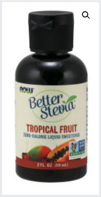 NOW BETTER STEVIA 2FL OZ TROPICAL FRUIT