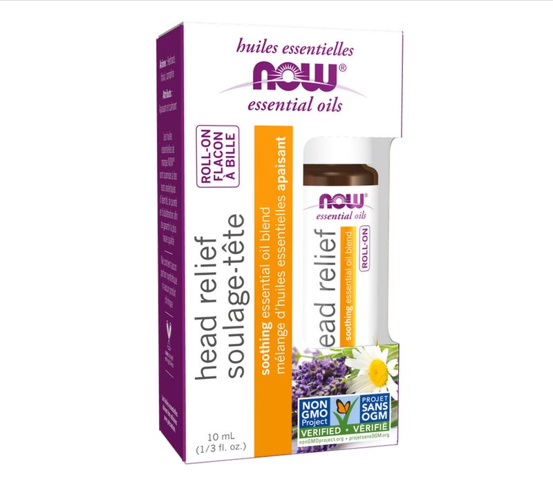 NOW HEAD RELIEF ROLL ON 10ML
