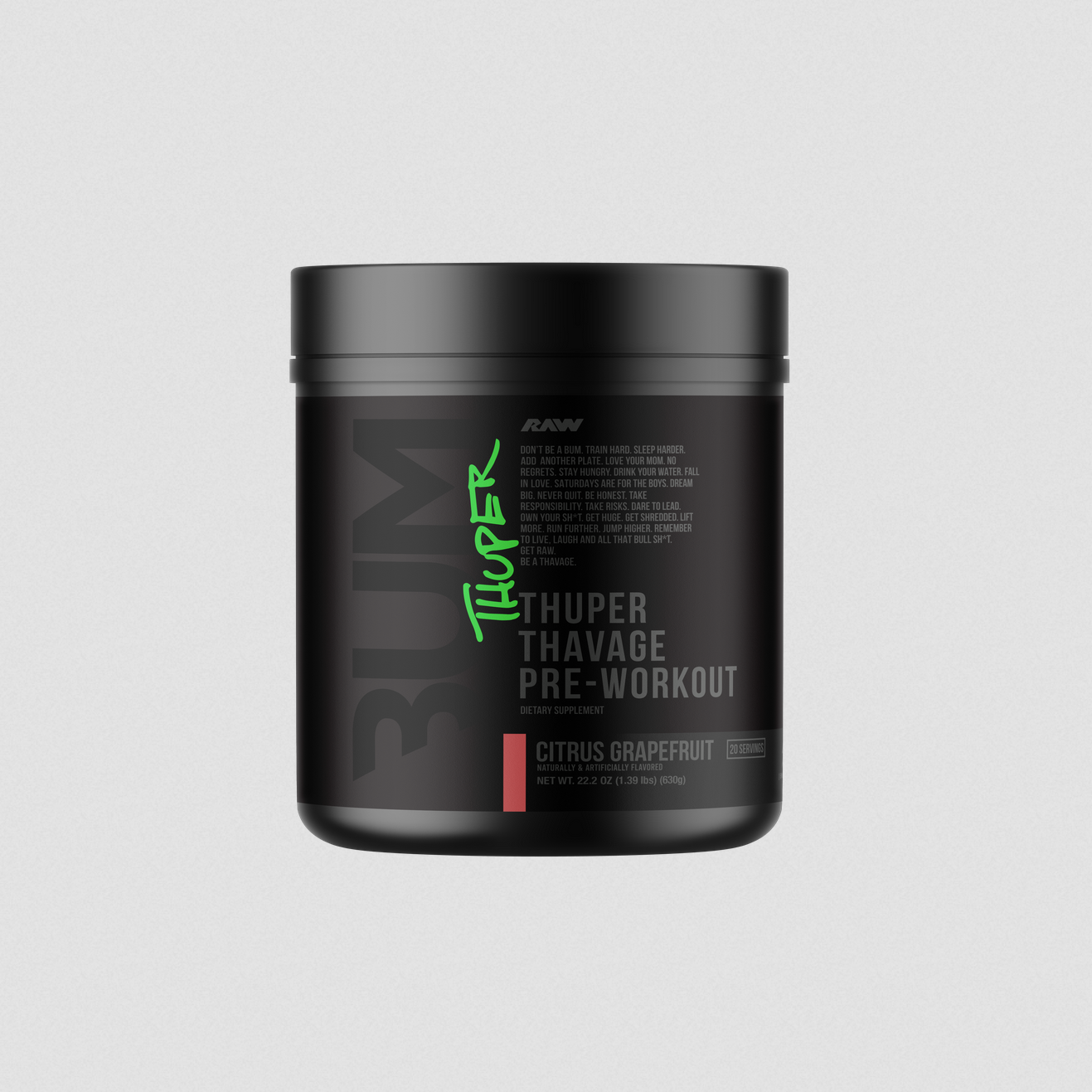 RAW CBUM THUPER THAVAGE 20SVG