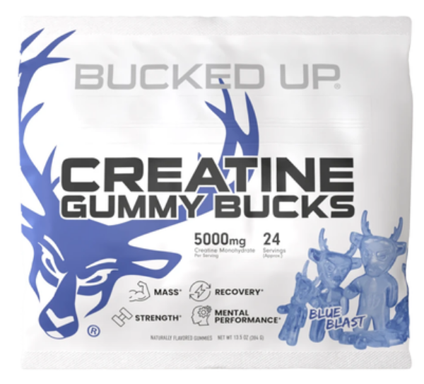 BUCKED UP CREATINE GUMMIES BLUE BLAST