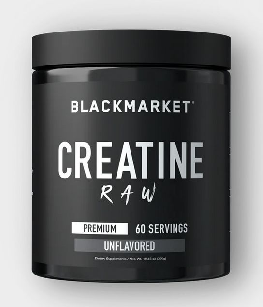BLACKMARKET CREATINE RAW 60SVG