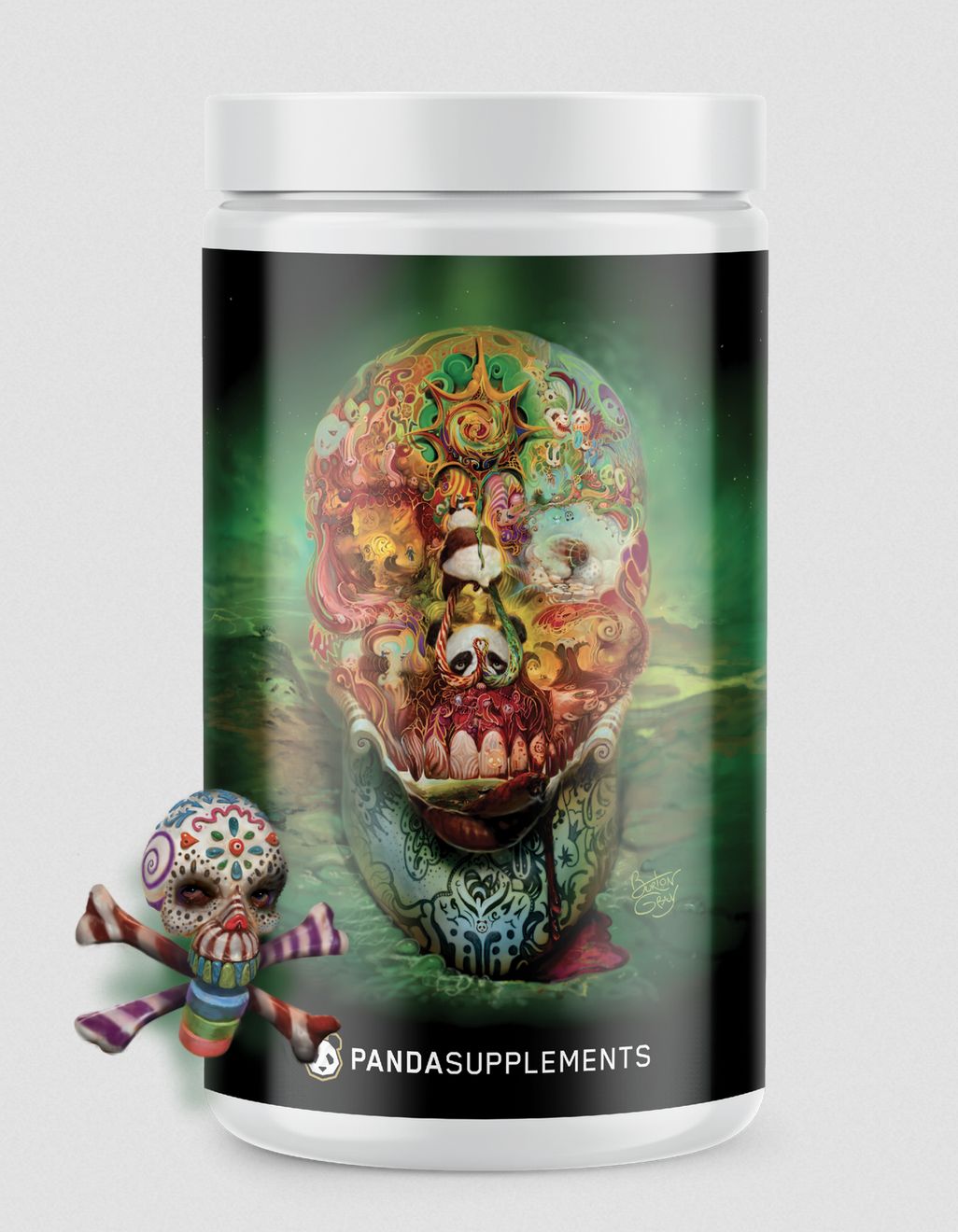 PANDA SKULL NOOTROPIC PRE WORKOUT SKULL CANDY