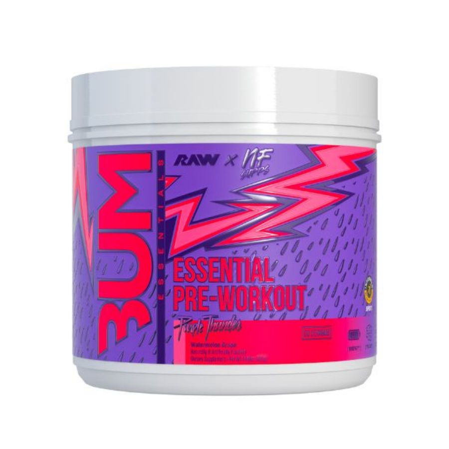 RAW CBUM ESSENTIAL PRE-WORKOUT PURPLE THUNDER