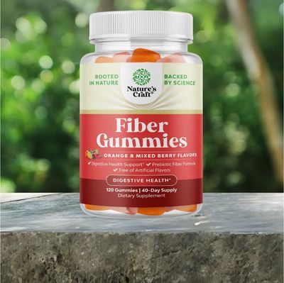 NATURE'S CRAFT PREBIOTIC FIBER GUMMIES 120G
