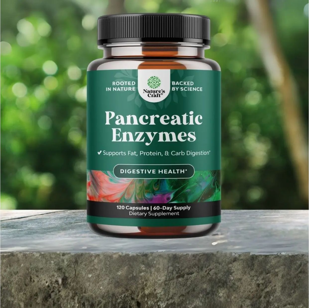 NATURE'S CRAFT PANCREATIC ENZYMES 120C