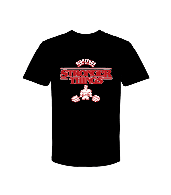 RIGHTEOUS STRONGER THINGS T-SHRT