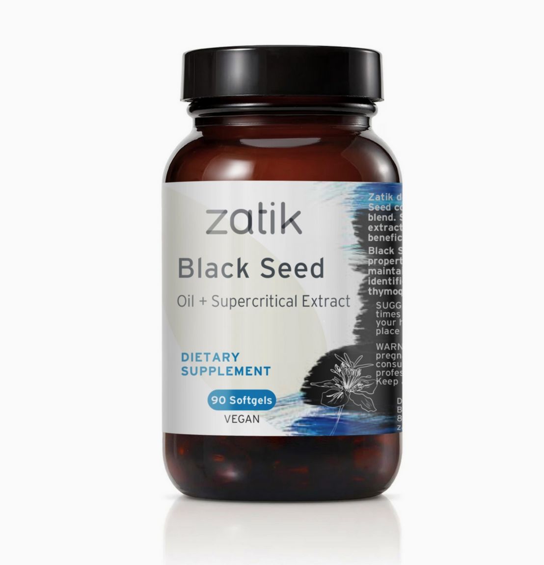 ZATIK NATURALS BLACK CUMIN SEED OIL 90SG
