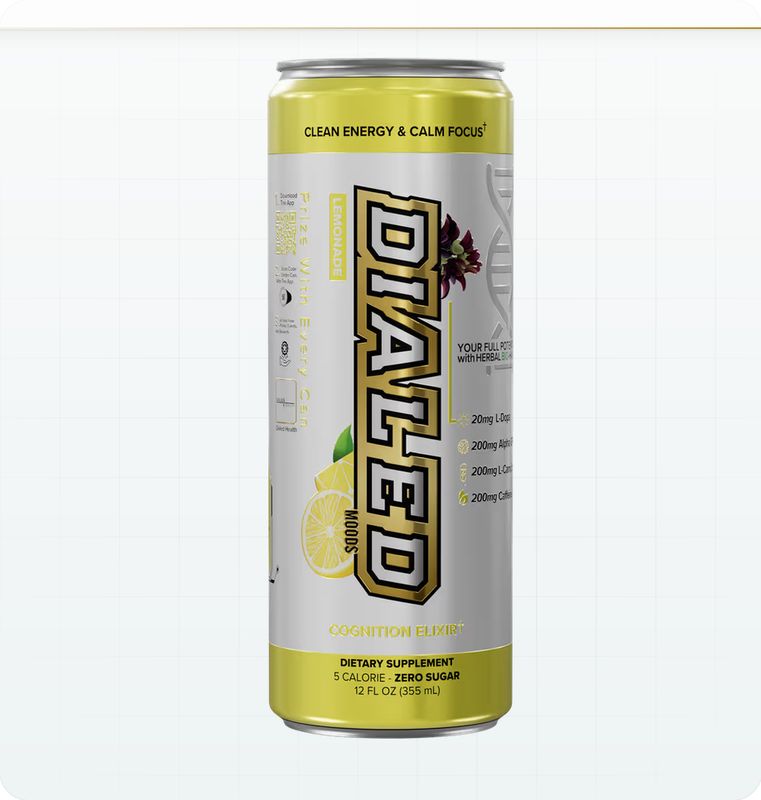 DIALED ENERGY DRINK LEMONADE